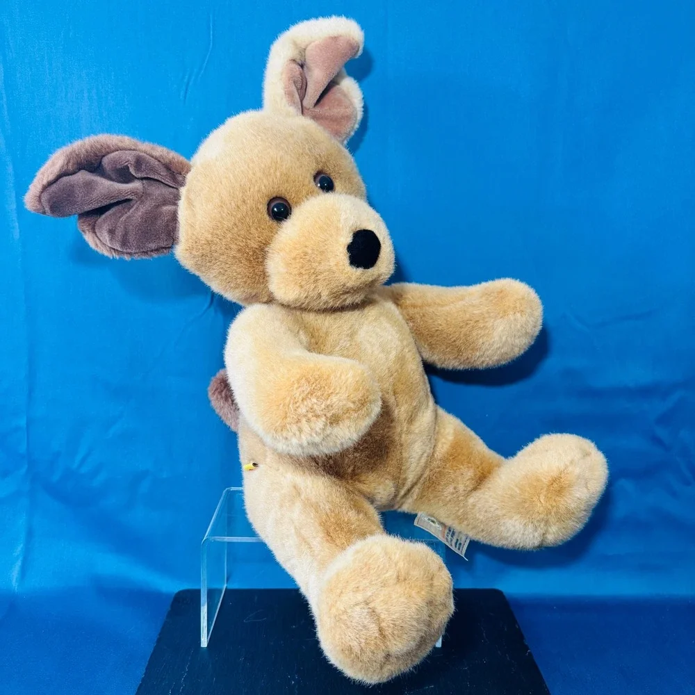 Build-A-Bear Vintage Tan Puppy Dog Plush Brown Floppy Ears 14